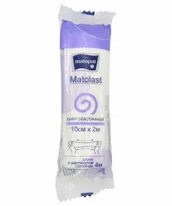 Matolast Elastic Bandage 10cm x 2m (2 Pack) - Self-Adherent, No Fasteners