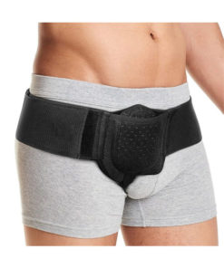 Men's Inguinal Hernia Support Belt: Adjustable, Removable Pad, Universal Size (Left & Right)