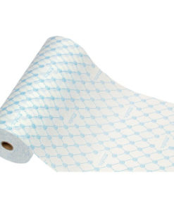 Wholesale Spunlace Wipes Rolls: 50gsm Blue, 35x70cm, 100/Roll