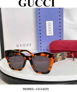 Gucci GG1422S Sunglasses: Classic Thick Frame Women's Designer Shades