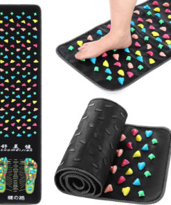 Acupressure Mat with Colorful Stones: Foot & Body Massager