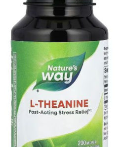 Nature's Way L-Theanine 100mg (60 Capsules): Stress Relief, Focus & Cognitive Enhancement