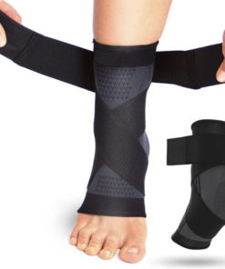 Elastic Ankle Support with Compression Straps