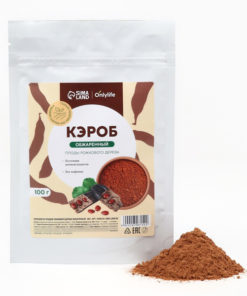 Roasted Carob Powder: Natural Sugar & Cocoa Substitute (100g)