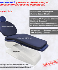 MEDTEX Dental Mattress, 50x155 cm