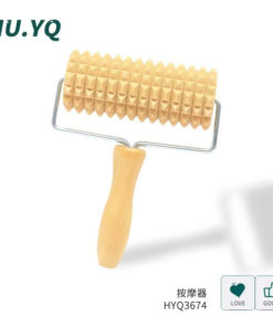 Wooden Spiked Massage Roller
