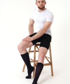 Black Compression Socks - 15-20 mmHg