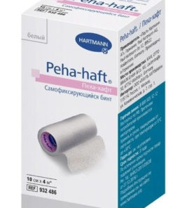 Self-Adherent Elastic Bandage 10cm x 4m (White, 2 Pack)