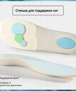 Orthotic Insoles for Flat Feet (Sizes 7-10): Arch Support, Anti-Fatigue EVA, Sport & Everyday Use