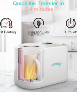 Coolinbo 11oz Mug Heat Press: 400°F Temp Control, Auto Shut-Off, DIY Gifts