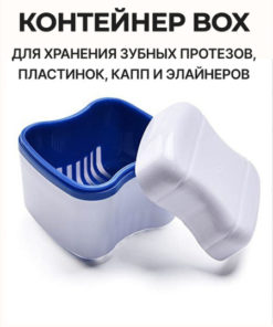 Dental Prothesis Storage Case with Drainage Grid