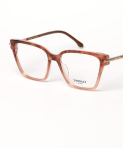 TWINSET VTW016 Havana Grad Pink Eyeglass Frames