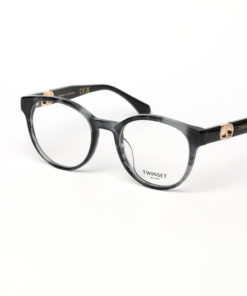 Twinset VTW008S Grey Striped Eyeglass Frames