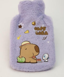 Reusable Plush Capybara Hand Warmer (Purple, 300ml)