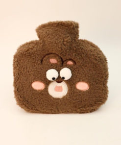 Reusable Plush Hand Warmer, Funny Faces Bear, 1000ml
