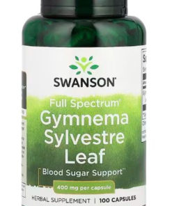 Gymnema Sylvestre 400mg (100 Capsules): Supports Metabolism & Blood Sugar