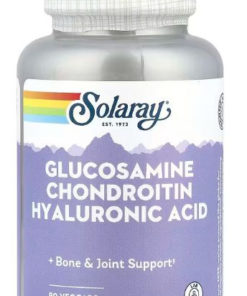 Solaray Glucosamine Chondroitin Hyaluronic Acid: Joint, Cartilage & Connective Tissue Support (90 Capsules)