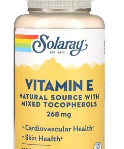 Solaray Vitamin E 268mg (100 Capsules): Immune Support, Heart & Skin Health