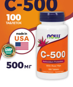 NOW Foods Vitamin C 500mg - 100 Tablets