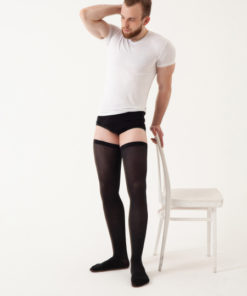 Black Compression Stockings, Class 2, 1 Pair - ORTO