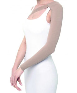 Compression Arm Sleeves: Knitted, Round-Knit