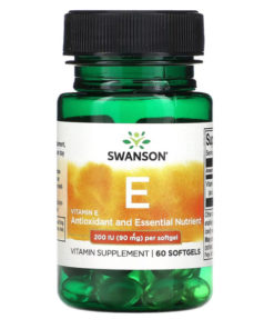 Vitamin E 200 IU (90 mcg): High-Potency Supplement