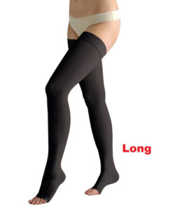 Avicenum 360 Black Compression Stockings, 20-30 mmHg, 1 Pair
