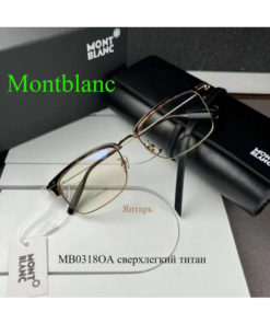 Montblanc MB0318OA Titanium Eyeglass Frames