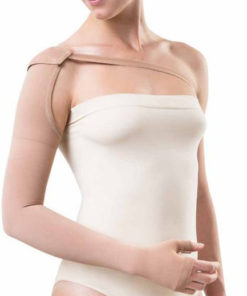 Avicenum Compression Sleeve with Grip & Glove (Beige, Large)