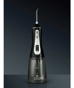 Portable Oral Irrigator: 0.35L Tank, 14 Jets, Black