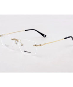 Rimless Pure Titanium Eyeglass Frames for Myopia (BMW B61129)