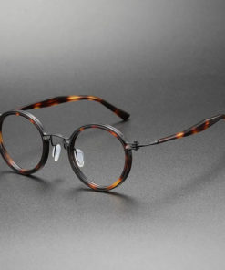 Titanium Ins Wind Glasses: Pure Titanium Frame & Temples