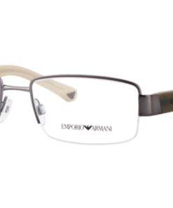 Emporio Armani Men's Gray Half-Rim Eyeglasses (1001 3003)