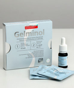 Helminol Anti-Parasite Complex: 10ml Drops & 5 Sachets (5g each)