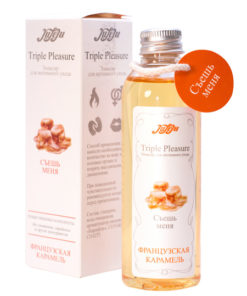 Juleju Triple Pleasure Edible Lubricant: French Caramel Flavor