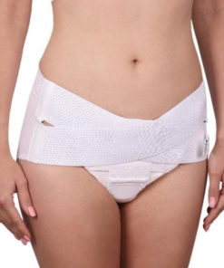 White Uterine Prolapse Support Belt B-631 #7 (Hip Circumference 115-121 cm)