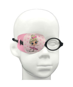 EyeOK Ballerina Eye Patch: Anatomical Right Eye Cover, Medium