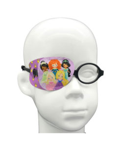 EyeOK Princess 1 Purple Anatomical Eye Patch (Right Eye, Small)