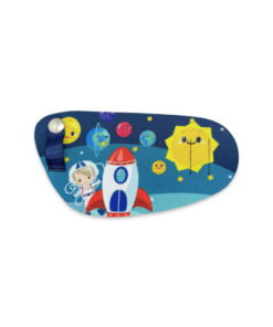 EyeOK "Cosmonaut & Rocket" Eye Patch for Left Eye