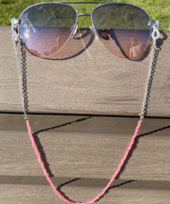 Beaded Sunglasses & Eyeglass Chain: Beach Jewelry, Mask Strap, 2024 Gift