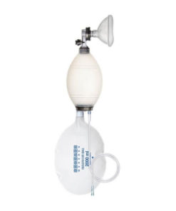Adult Silicone Ambu Bag with Mask, Size 5 (L) - Mederen 0125-M810-06