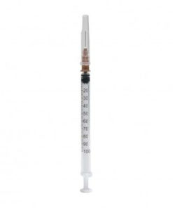 INEKTA Insulin Syringe 1ml, 3-Part, 26G x 1/2" Needle (Pack of 20)