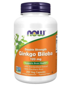 Ginkgo Biloba 120mg Extract - 200 Capsules (500mg Total)