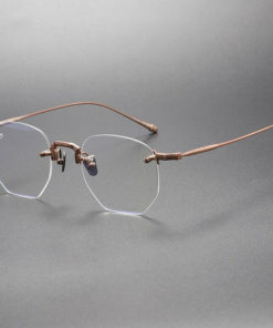 Matsuda M3104 Rimless Titanium Glasses for Myopia