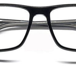 Carrera 1128 807 Black Rectangular Acetate Men's Eyeglass Frames