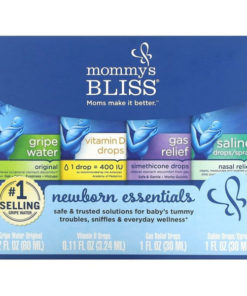 Newborn Baby Essentials Kit: 4-Piece Mom's Bliss Supplement Set