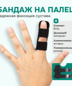 Finger Splint with Metal Plate: Adjustable Support