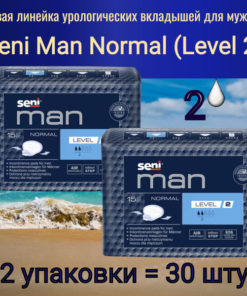 Men's Normal Absorbency Urological Pads (Level 2, 30 Count)