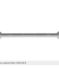 Nofer 15054.80.B Chrome Handrail: Glossy Straight Railing