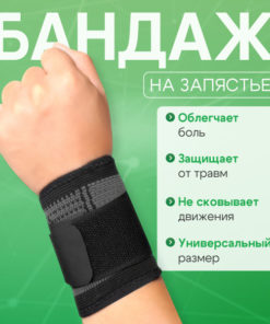 Wrist Brace Support: Adjustable Hand & Wrist Bandage for Pain Relief & Recovery